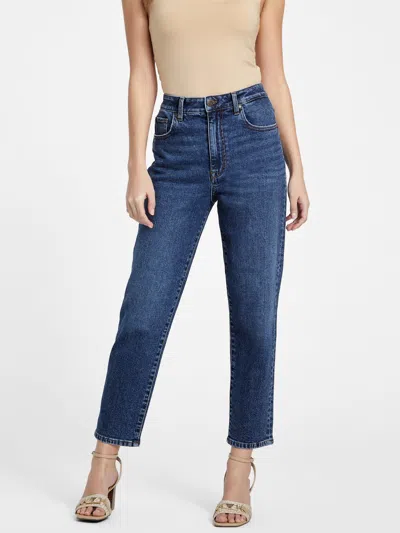 Shop Guess Factory Sammy Tapered Jeans In Blue