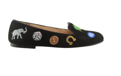 Shop French Sole Lucky Ballet Flat In Black In Multi