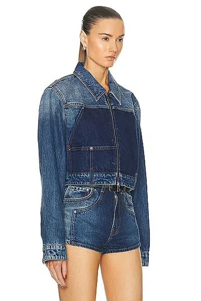 Grlfrnd Avery Two Tone Utility Jacket In Tonal Utility