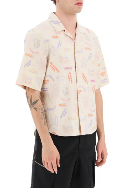 Shop Jacquemus 'la Chemise Aouro' Shirt In Multi