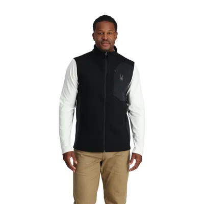 Spyder Mens Bandit Vest - Black In Black