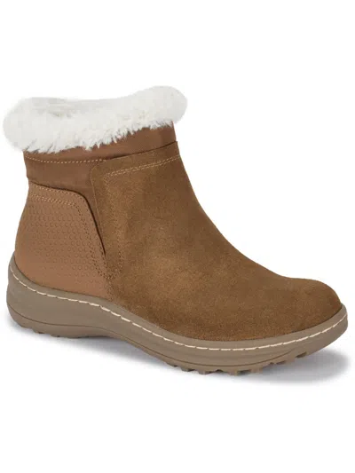 Shop Baretraps Aidan Womens Suede Ankle Winter & Snow Boots In Brown