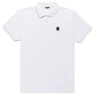 Shop Refrigiwear Cotton Polo Men's Shirt In White