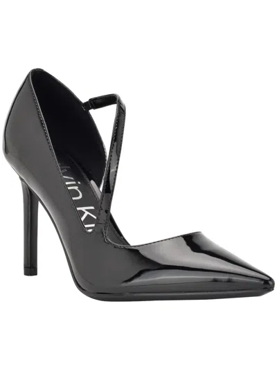 Shop Calvin Klein Drama Womens Pointed Toe Dressy Pumps In Black