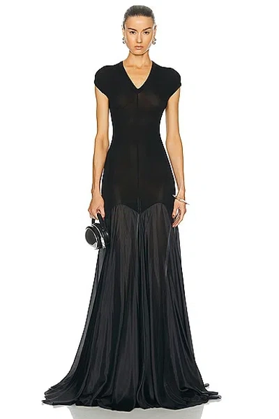 Shop Rick Owens Lido Divine Gown In Black