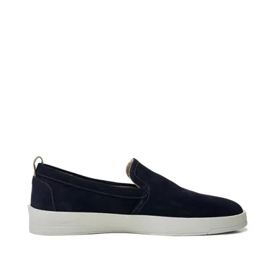 Shop Shoe The Bear Noah Slip-on Sneaker In Navy In Blue