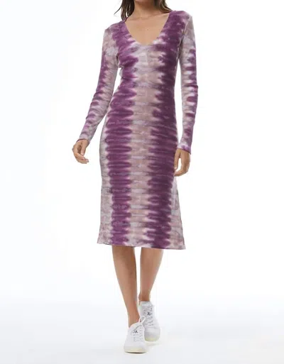 Shop Young Fabulous & Broke Peyton Midi Dress In Teak In Purple