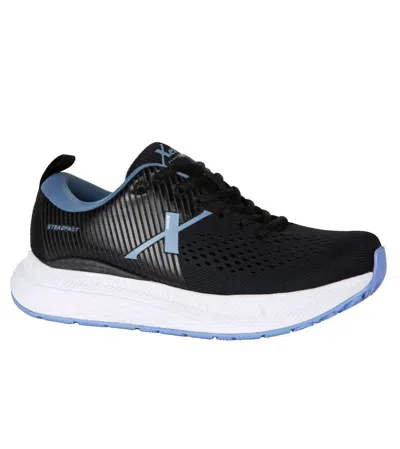 Xelero Women's Steadfast Shoes - Wide Width In Black/periwinkle In Black