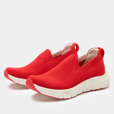 Shop Alegria Women's Waze Ultra-lightweight Athletic Sneaker In Red