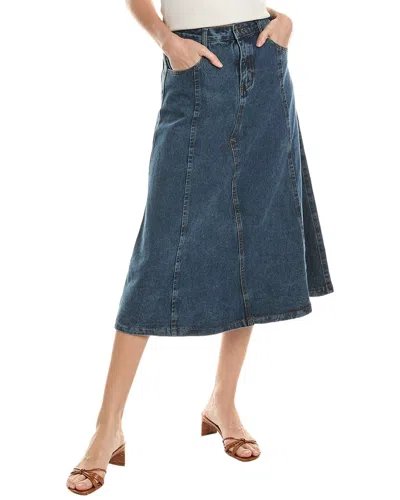 Shop Serenette Skirt In Blue