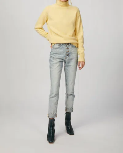 Shop Georgia Alice Pure Cashmere Sweater In Margarine In Yellow