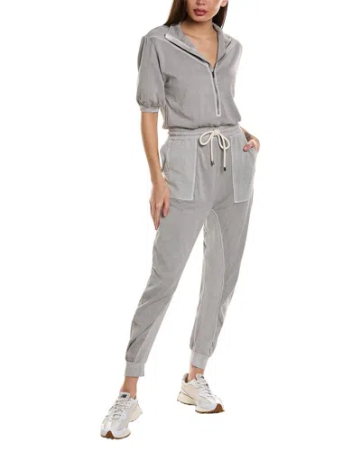 Shop Grey State Washed Campbell Jumpsuit In Grey