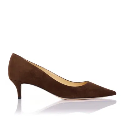 Shop Marion Parke Classic Pump 45 Heels In Chocolate In Brown