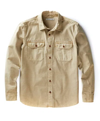 Shop Outerknown The Utilitarian Shirt For Men In Sandrift In Beige