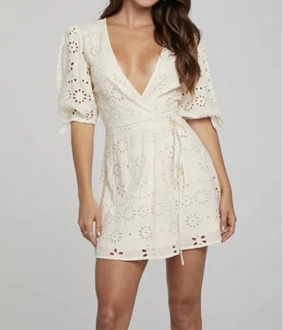 Shop Chaser Cassia Mini Dress In Ivory In White