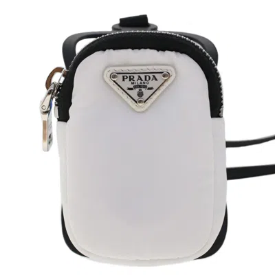 Shop Prada Synthetic Clutch Bag () In White