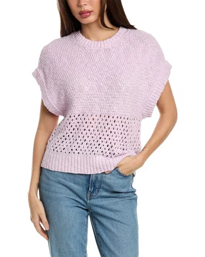Shop Design History Crewneck Sweater In Purple