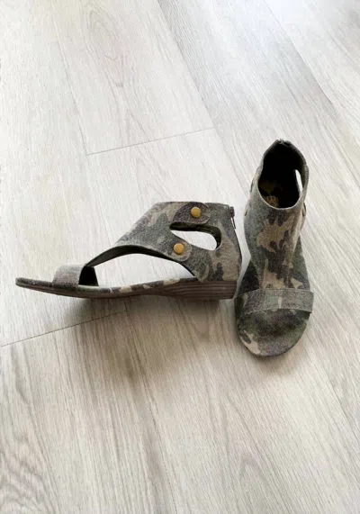 Shop Corkys Footwear Ohana Sandals In Camo In Grey