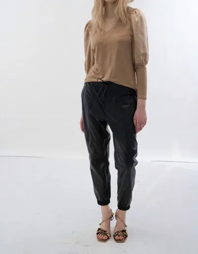 Shop Melissa Nepton All Night Top In Gold In Brown