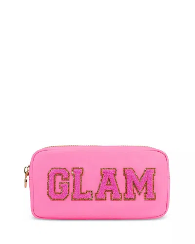 Shop Stoney Clover Lane Women's Classic Small Pouch In Cotton Candy Glam In Pink