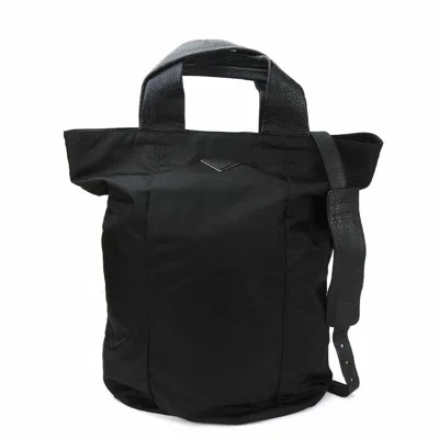 Shop Prada Tessuto Synthetic Tote Bag () In Black