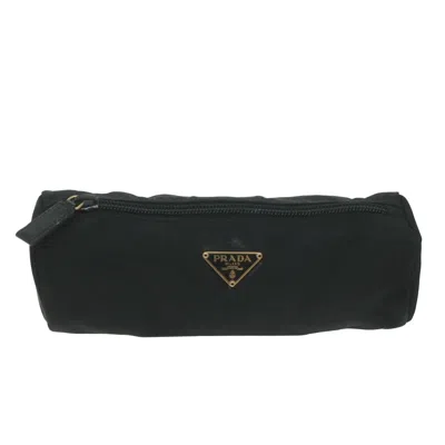 Shop Prada Synthetic Clutch Bag () In Black