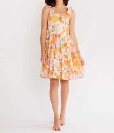 Shop Mille Kiara Dress In Harmony Floral In Beige