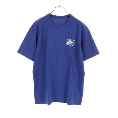 Shop Sacai Eric Haze Onekindword T-shirt Back Print Cotton Blue