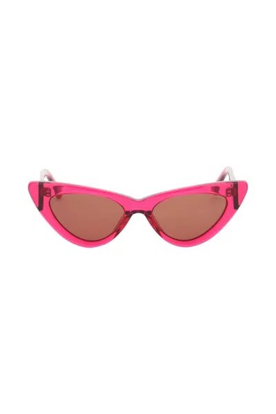 Shop Attico 'dora' Sunglasses In Multi