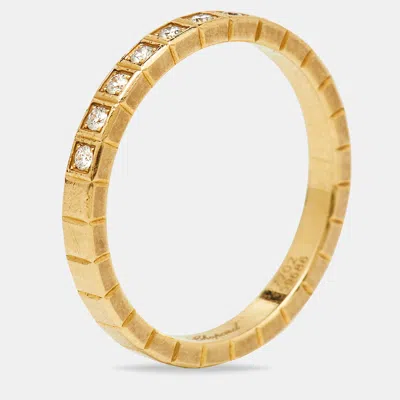 Shop Chopard Ice Cube Diamonds 18k Yellow Gold Ring