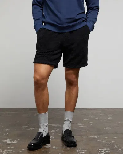 Onia Mens Sherpa Short In Black In Black