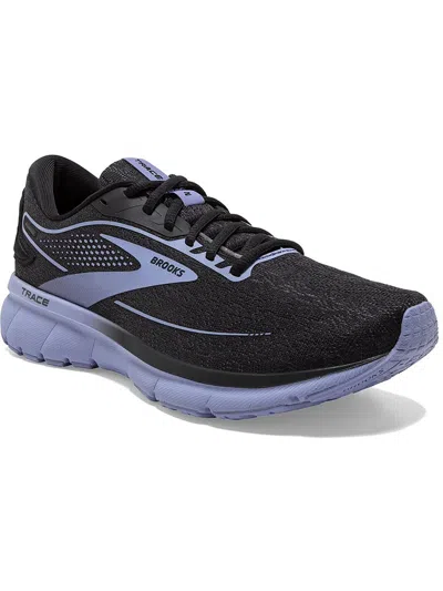 Shop Brooks Trace 2 Womens Performance Fitness Running Shoes In Black