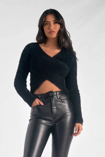 Shop Elan Off Shoulder Sweater In Black