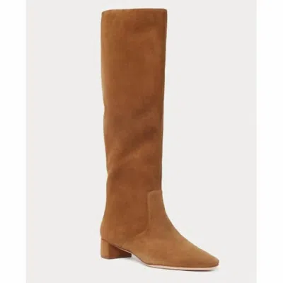 Shop Loeffler Randall Indy Tall Suede Boot In Cacao Brown