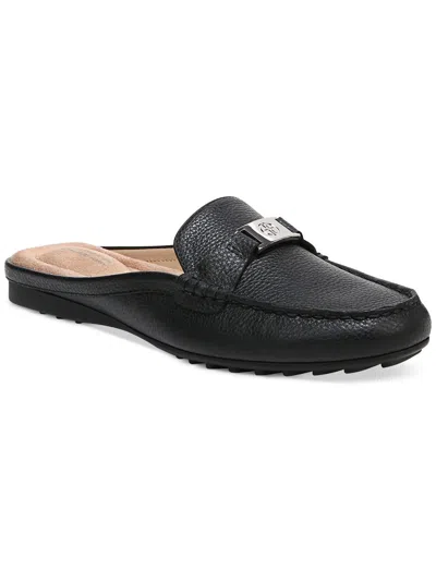 Shop Giani Bernini Dejaa Womens Leather Slide Loafers In Black