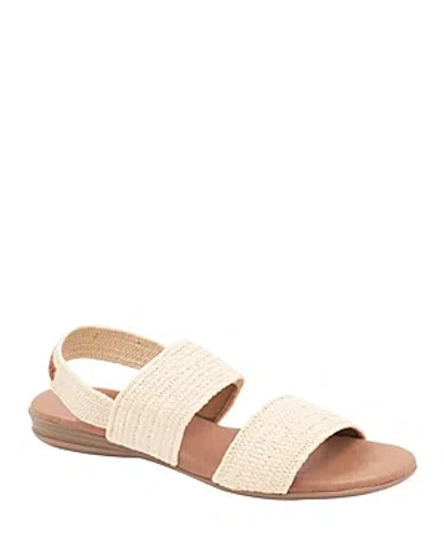 Shop Andre Assous Women's Nigella Woven Slingback Sandals In Natural