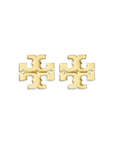Shop Tory Burch Kira T Monogram Stud Earrings In Gold