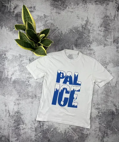 Pre-owned Palace Vintage  Skateboarding Pal Ice Snow T Shirt In White