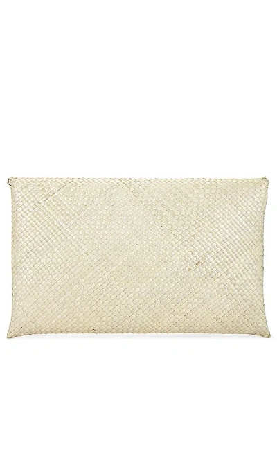 Casa Clara Island Clutch In Rattan