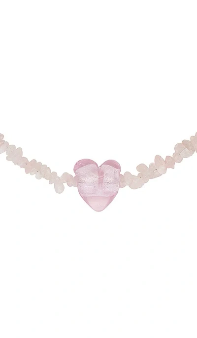 Shop 8 Other Reasons Heart Choker In Pink