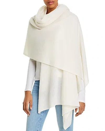 Shop C By Bloomingdale's Cashmere Travel Wrap - 100% Exclusive In Ivory