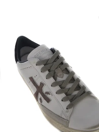 Shop Premiata Sneakers  "steven 5472" In White