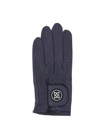Shop G/fore Golf Gloves Logo In Blue