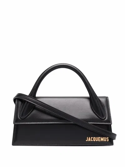 Shop Jacquemus 'le Chiquito Long' Bag In Black  