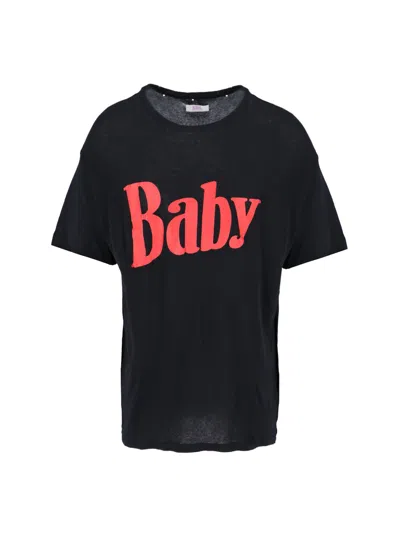 Shop Erl 'baby' T-shirt In Black  