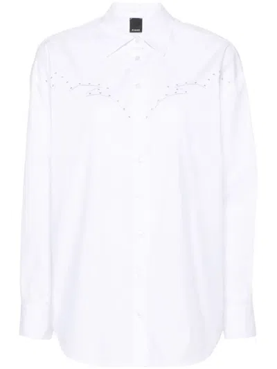 Shop Pinko `crash` Shirt In White