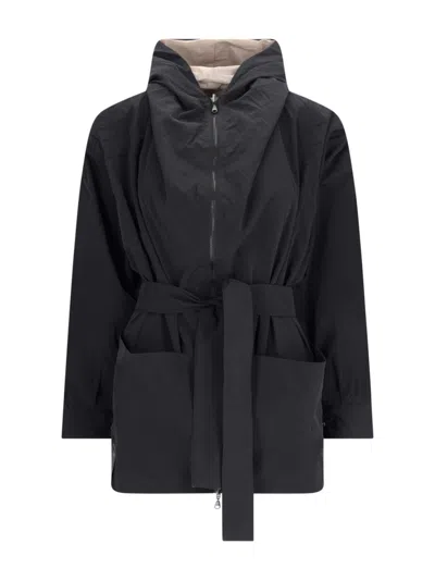 Shop Kimo No-rain Reversible Raincoat In Black  