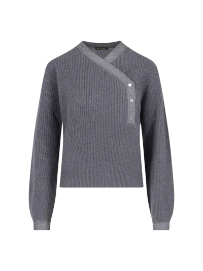 Shop Loro Piana Cashmere Sweater In Multi