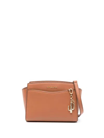 Shop Michael Kors `selma` Medium Messenger Bag In Brown