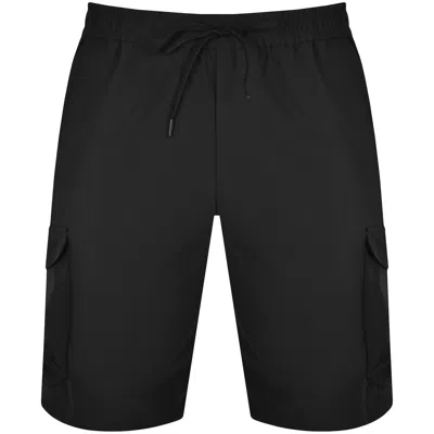 Shop Boss Athleisure Boss S Urbanex Cargo1 Shorts Black